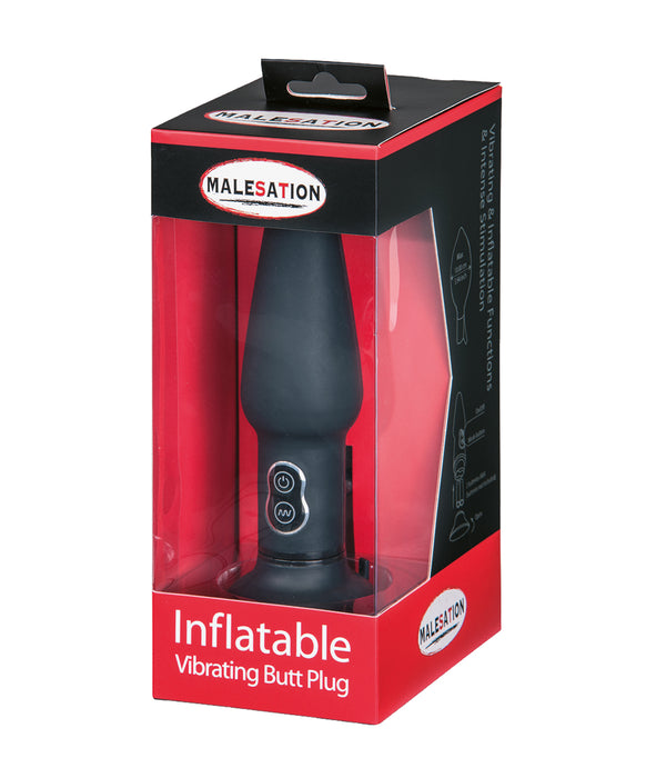 Malesation Inflatable Vibrating Butt Plug